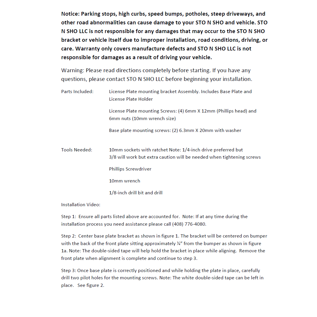 Volkswagen License Plate Frame Bracket-SR1 Performance