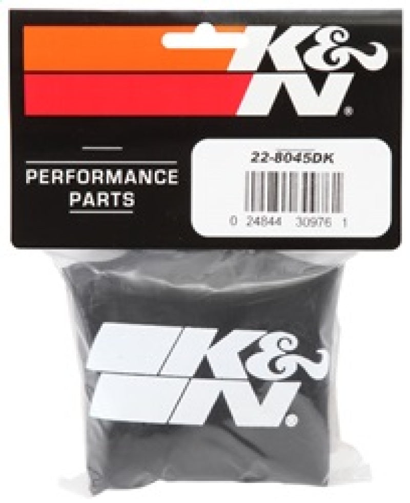 K&N 6in ID x 6inH Closed Top Black DryCharger Air Filter Wrap-SR1 Performance