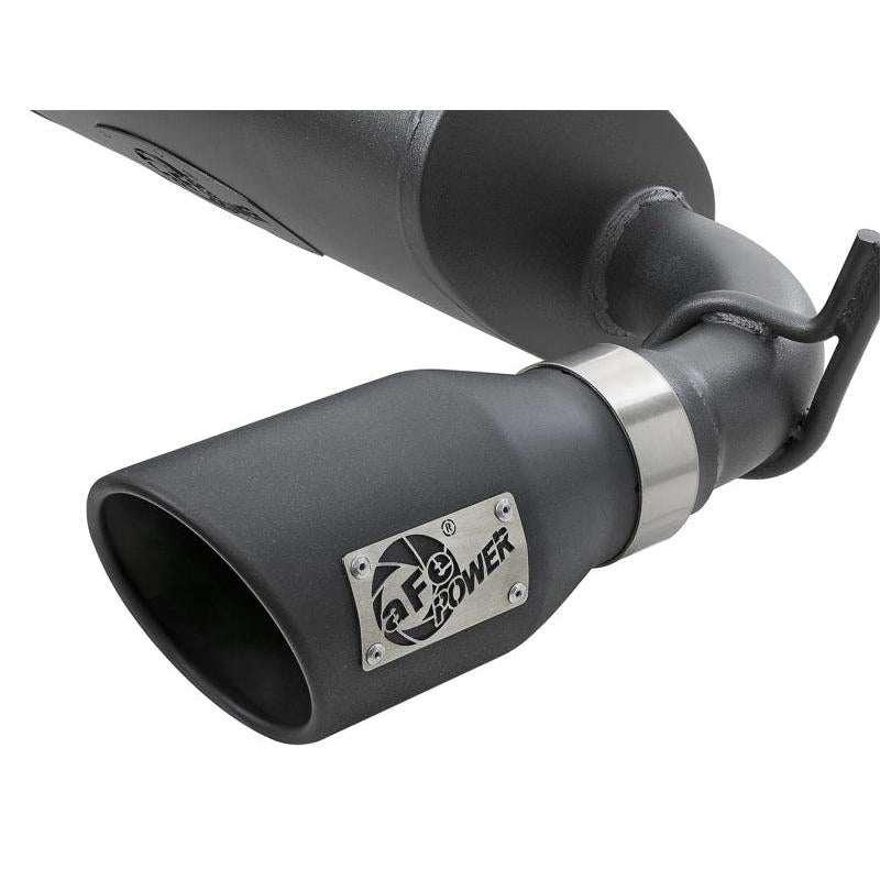 aFe Rebel Series 2.5in 409 SS Cat-Back Exhaust w/ Black Tips 2007+ Jeep Wrangler (JK) V6 3.6L/3.8L-SR1 Performance