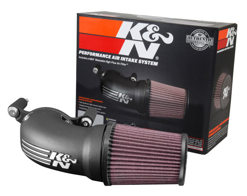 K&N 08-17 Harley Davidson Touring Models Performance Air Intake System-SR1 Performance