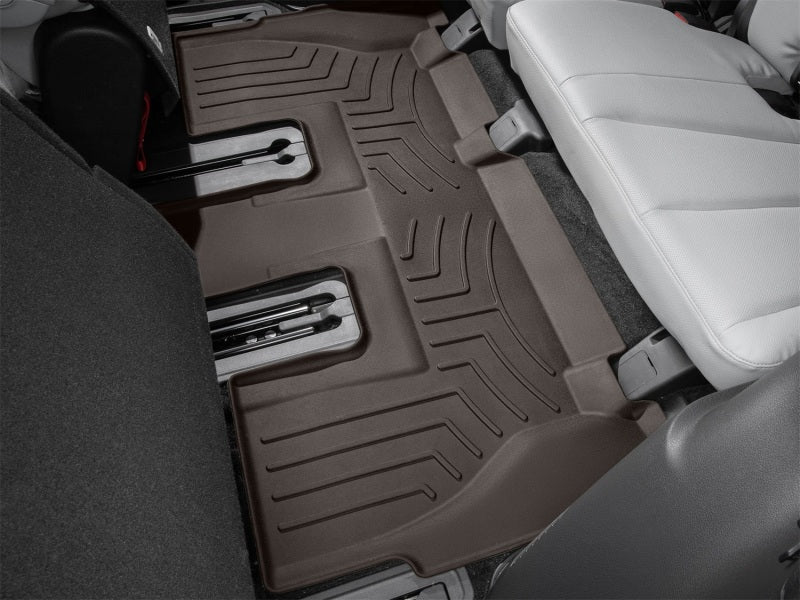 WeatherTech FloorLiner HP for Hyundai Palisade 2020-2023, Cocoa - Custom Fit Rear Floor Protection