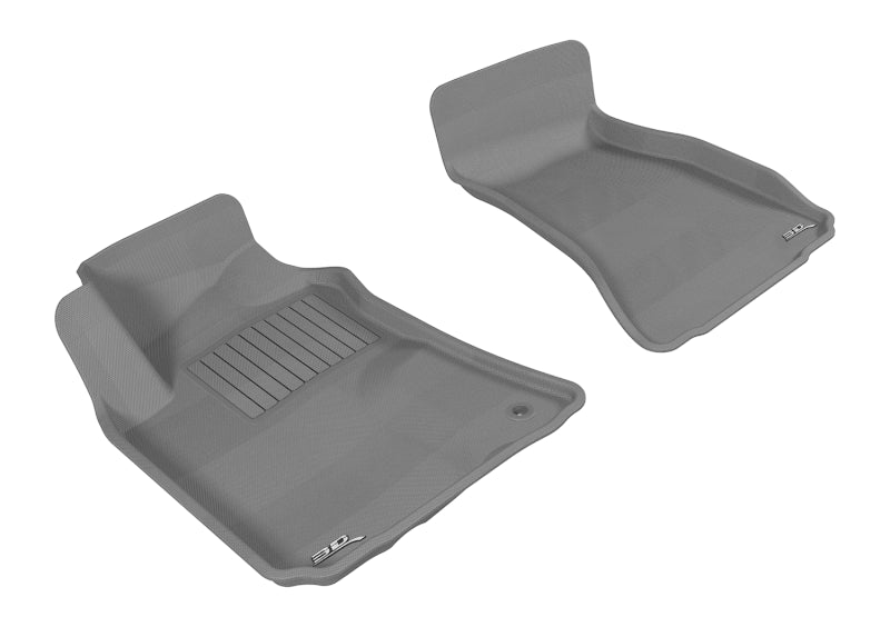 3D MAXpider 2008-2010 Dodge Challenger Kagu 1st Row Floormat - Gray-SR1 Performance