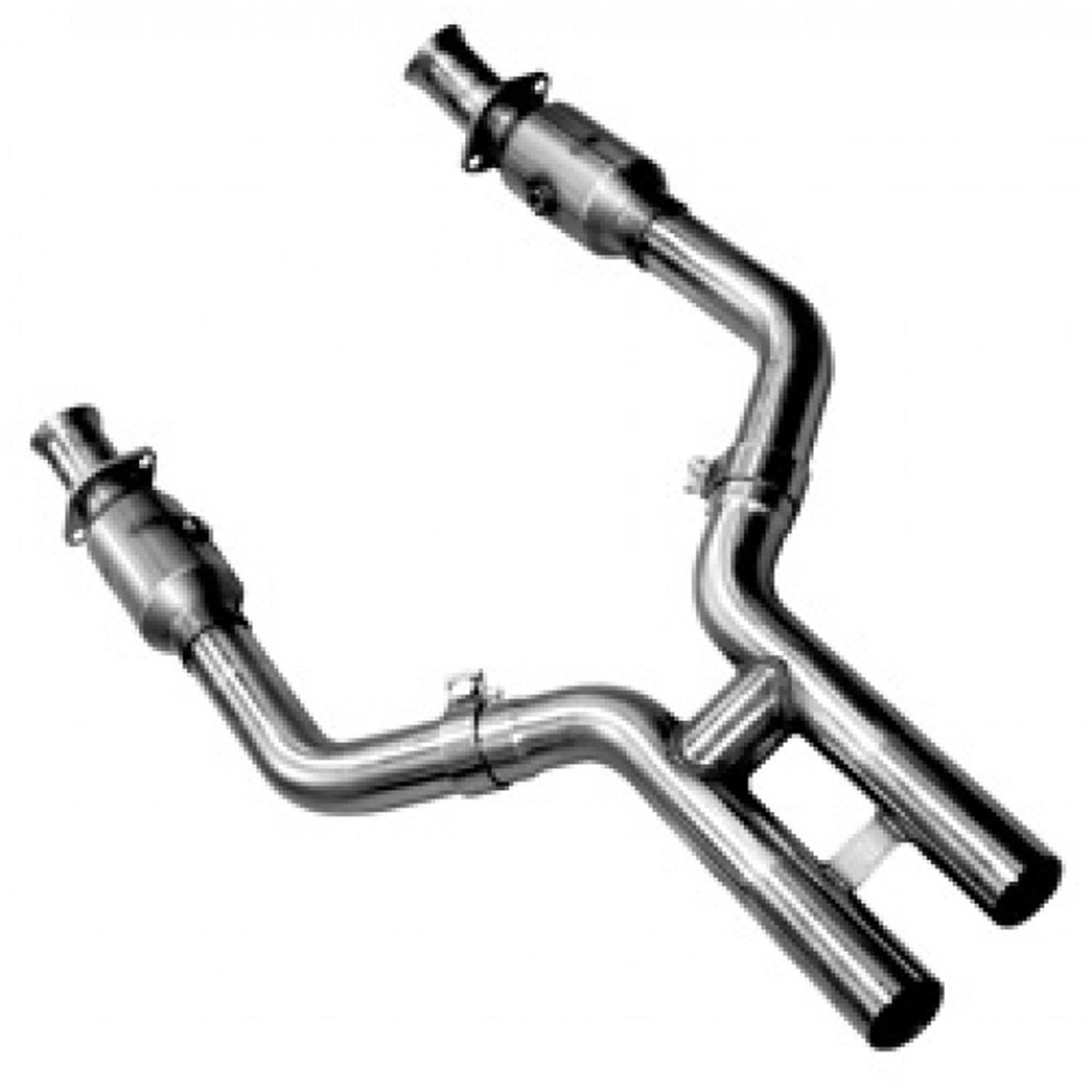 1-5/8" Header and Catted (H) Connection Kit. 2005-2010 Mustang GT 4.6L 3V