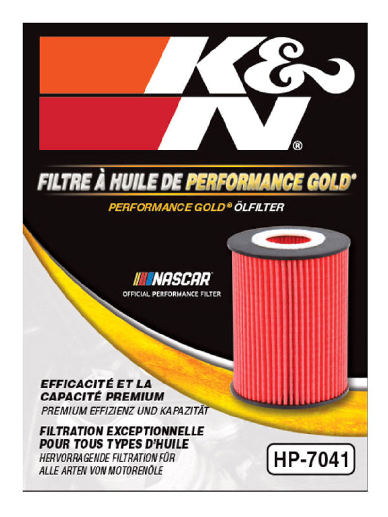 K&N Performance Oil Filter - 14-18 Fiat 500L 1.4L L4 Gas-SR1 Performance