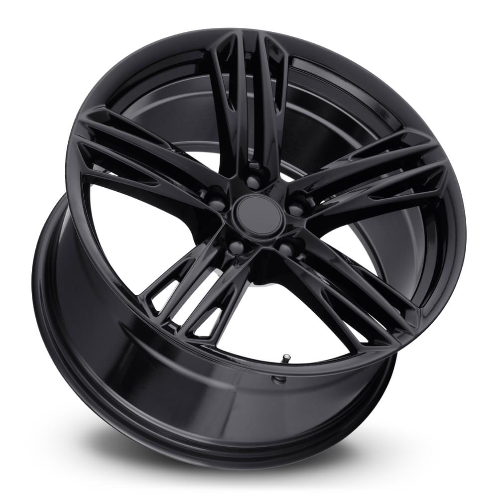 FR 35F – CAMARO ZL1 1LE FLOW FORM REPLICA WHEELS-Gloss Black 20x10 5x120 + 23 HB 66.9