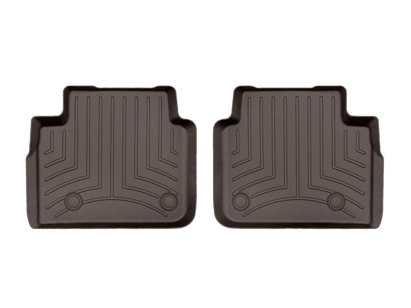 WeatherTech FloorLiner HP for Jeep Grand Cherokee L 2021-2022 Rear 2nd Row Cocoa - Custom Fit, All-Weather Protection
