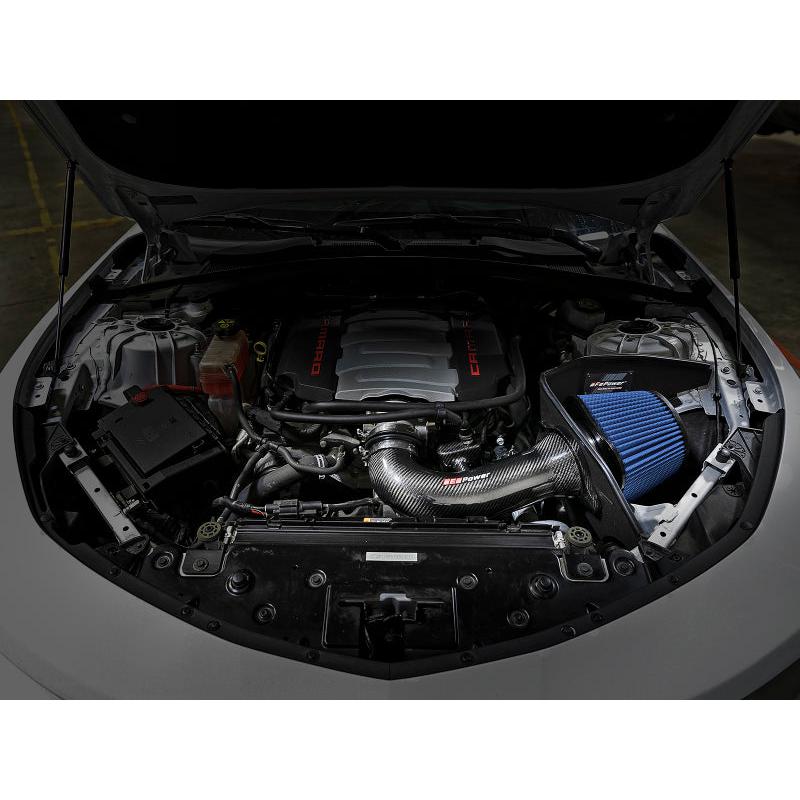 aFe Track Series Carbon Fiber Pro 5R AIS - 16-19 Chevrolet Camaro SS V8-6.2L-SR1 Performance