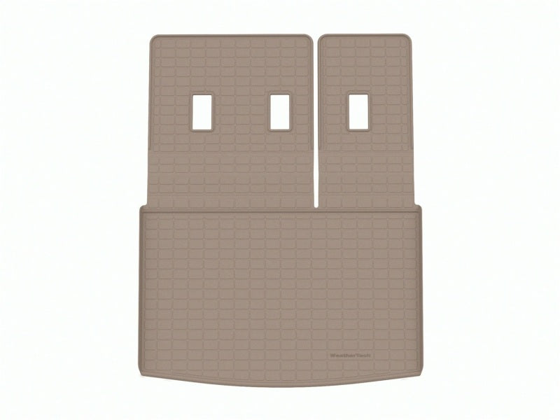 WeatherTech SeatBack Cargo Liner HP for GMC Yukon XL & Chevrolet Suburban – Tan, Part 411466IM