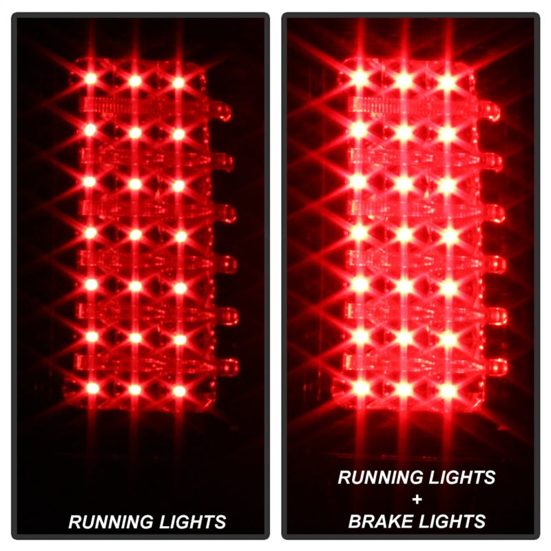 Xtune Hummer H3 06-09 ( Non H3T ) LED Tail Lights Smoke ALT-ON-HH306-LED-SM-SR1 Performance