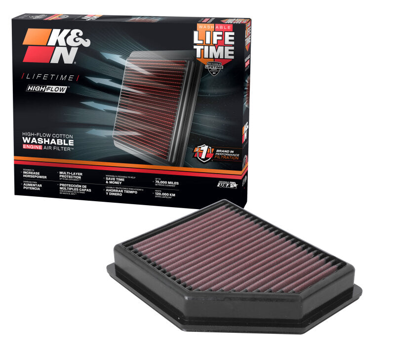 K&N 20-22 Nissan Sentra 2.0L L4 Replacement Air Filter-SR1 Performance