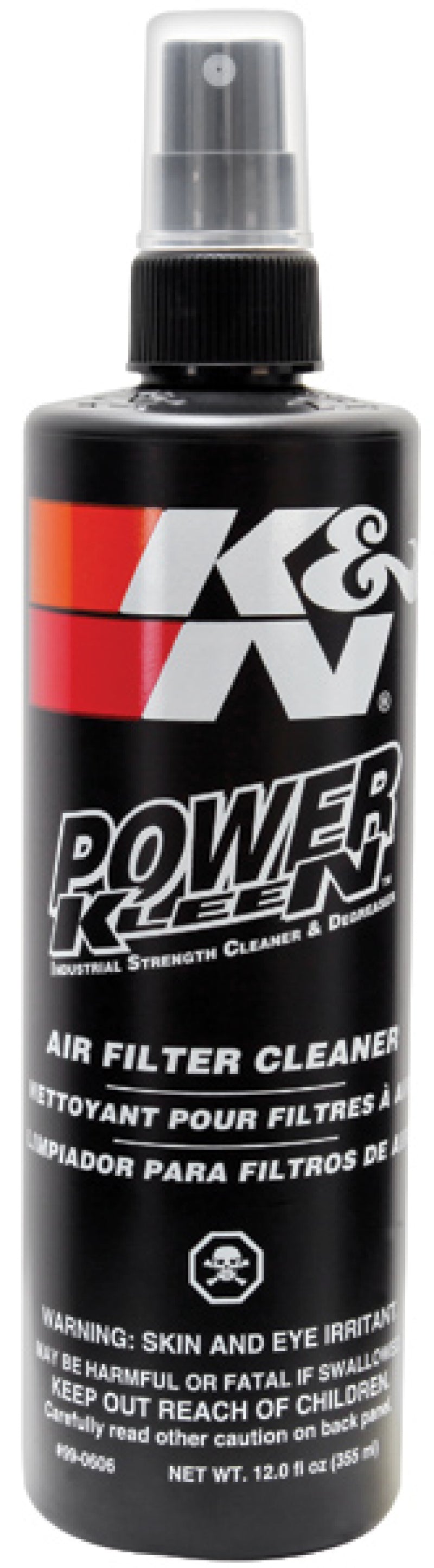 K&N Air Filter Cleaner 12oz Pump Spray-SR1 Performance