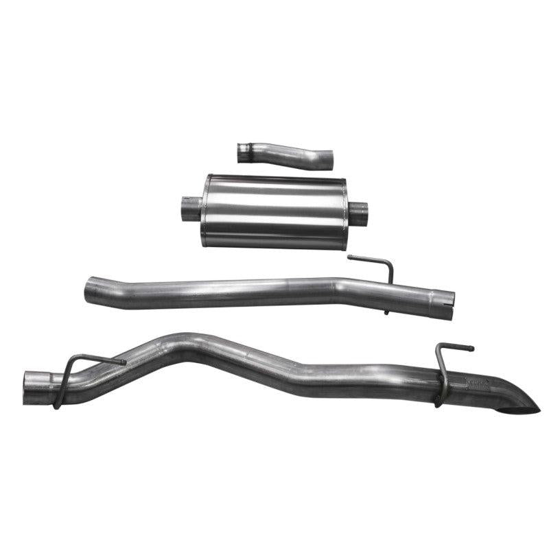 Corsa 2020-2024 Jeep Gladiator JT 3.0in Cat-Back Single Side Exit w/ Turn Down Tip-SR1 Performance