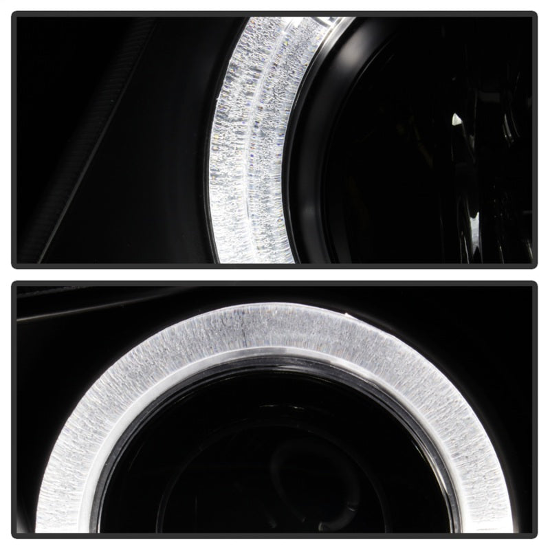 Spyder Honda Civic 06-08 2Dr Projector Headlights LED Halo Black High H1 Low H1 PRO-YD-HC06-2D-HL-BK-SR1 Performance