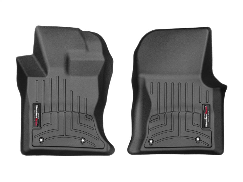 WeatherTech Front FloorLiner DigitalFit for 2017-2018 Jaguar F-Pace in Black, Part #449631