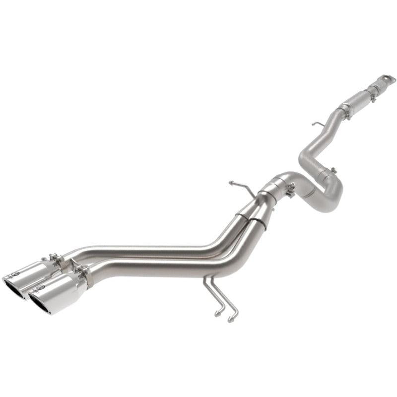 aFe Takeda 2-1/2in to 3in SS-304 Cat-Back Exhaust w/ Polished Tips 13-17 Hyundai Veloster L4-1.6L