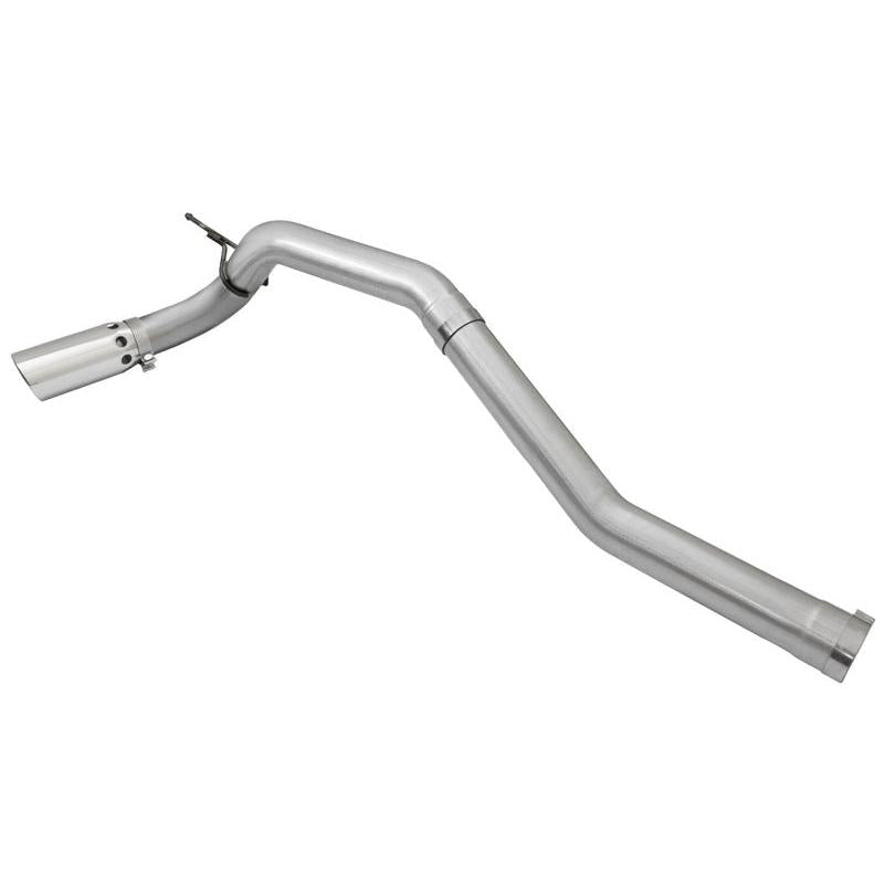 aFe LARGE Bore HD Exhausts 4in DPF-Back SS-409 2016 Nissan Titan XD V8-5.0L CC/SB (td)