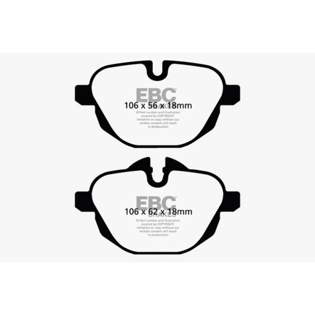EBC Bluestuff NDX Rear Brake Pads for BMW i8 and X4 – High Friction Sport and Track Performance