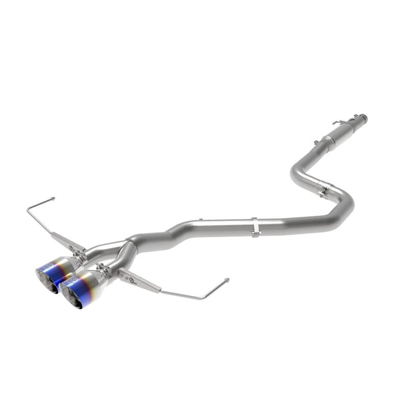 aFe Takeda Exhaust Cat-Back 19-20 Hyundai Veloster 304SS Blue Flame Dual Tips Exhaust-SR1 Performance