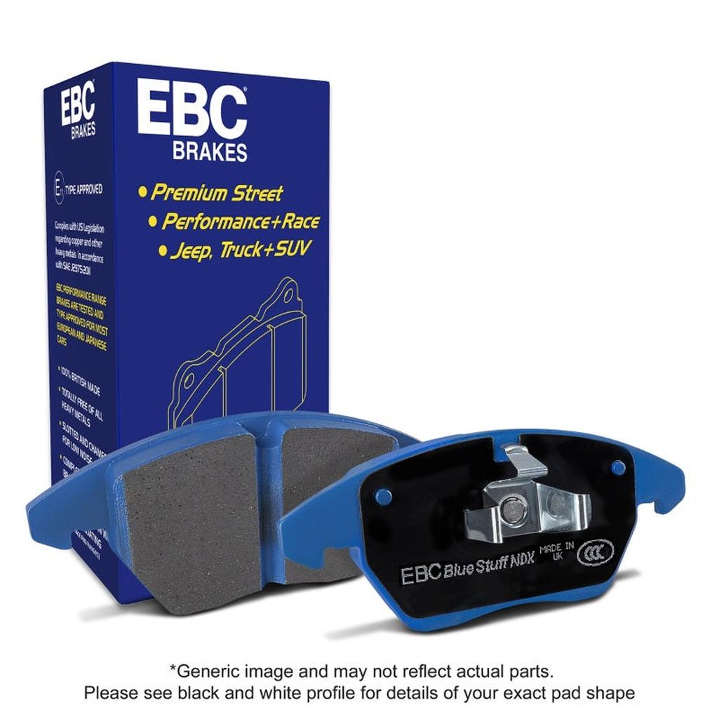 EBC Bluestuff NDX Front Brake Pads for 2007-2011 Mazda MX-5 Miata 2.0L - High Friction Sport Brake Pads