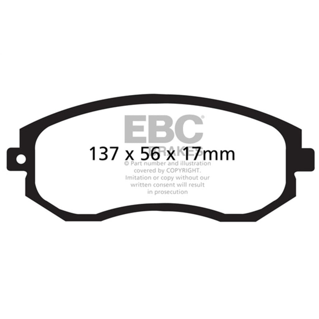 EBC Bluestuff NDX Full Race Brake Pads for Subaru BRZ, Scion FR-S, and 86 – High Friction Performance with Proven Track Success