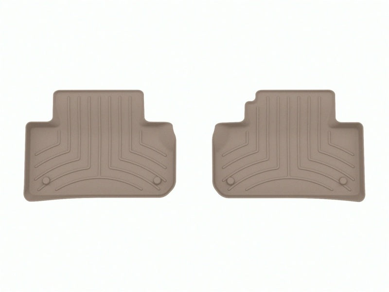 WeatherTech Rear FloorLiner HP for 2018-2019 Audi Q5 and SQ5 - Tan, Part Number 4511462IM