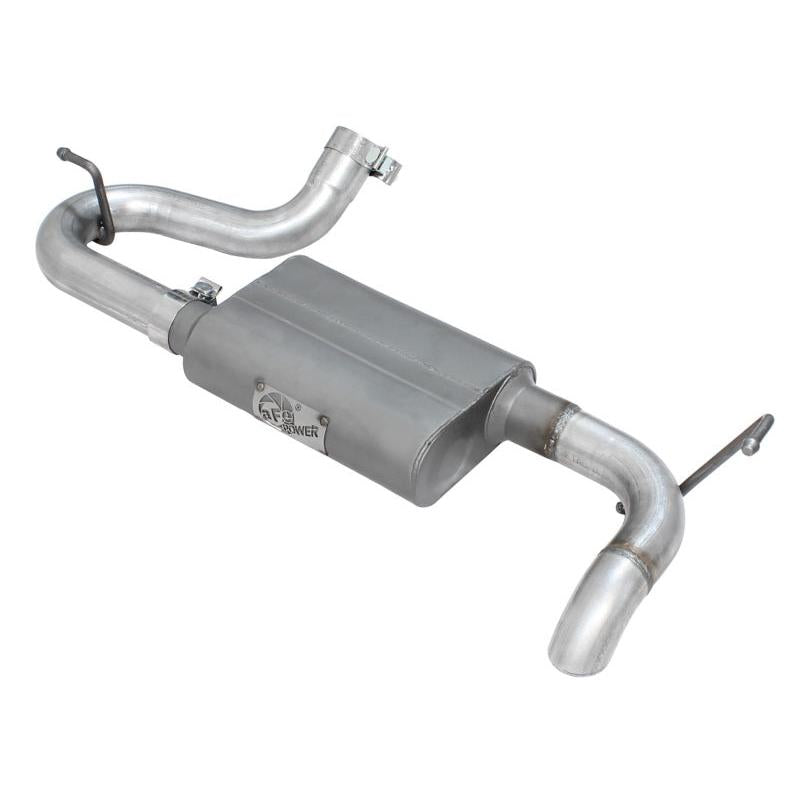 aFe Scorpion Exhaust System Axle Back Aluminized Hi-Tuck 07-17 Jeep Wrangler JK V6 3.6/3.8L-SR1 Performance