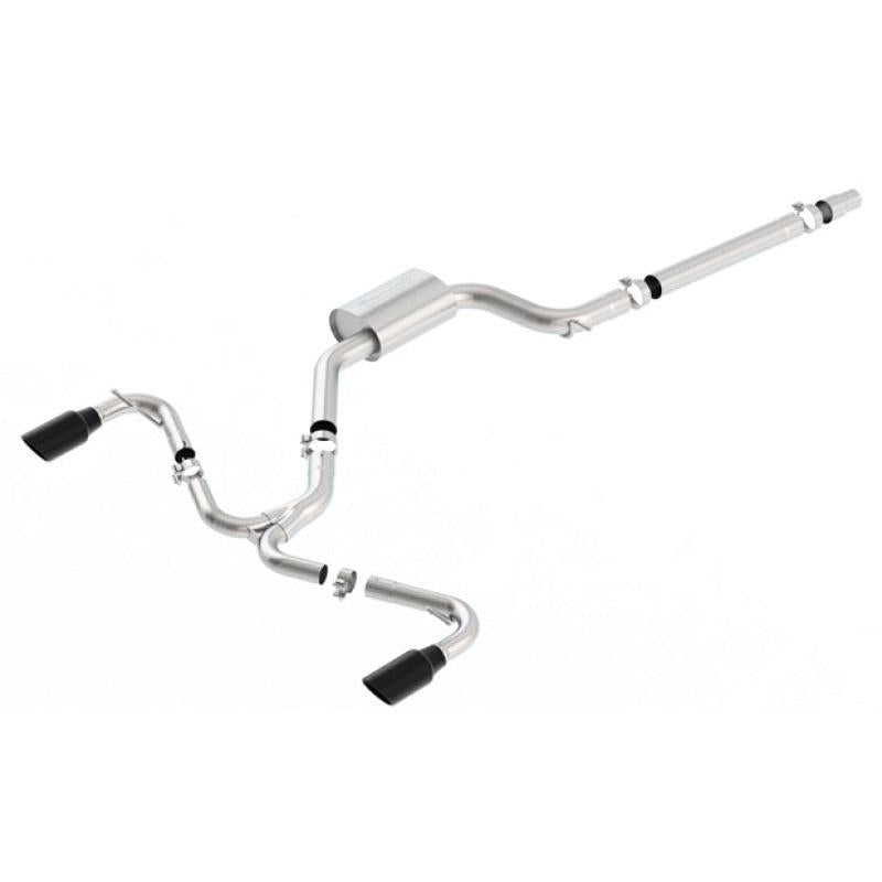 Borla 15-17 Volkswagen GTI (MK7) 2.0T AT/MT SS S-Type Catback Exhaust w/Black Chrome Tips