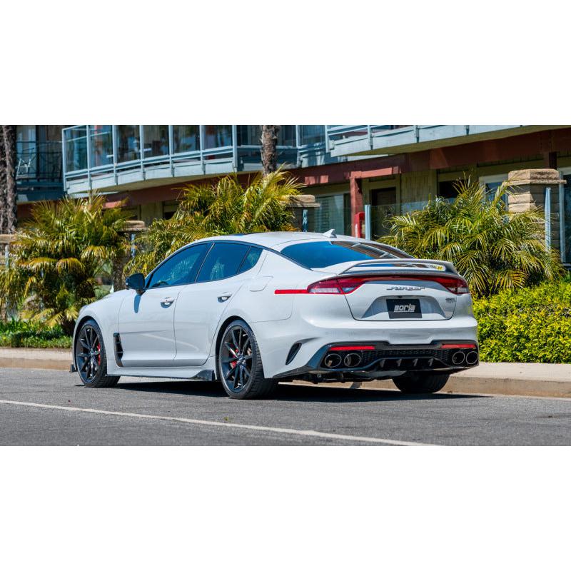 Borla 22-23 Kia Stinger 3.3L V6 Turbo 2.25in Pipe Dia Dual Split Rear Exit S-Type Cat-Back Exhaust