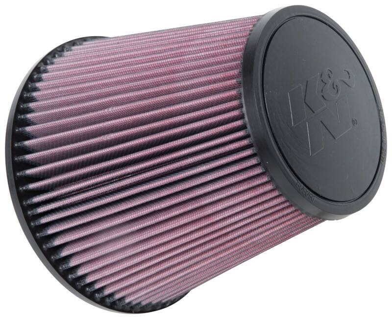 K&N Universal Clamp-On Air Filter 3-7/8in FLG / 7-1/2in B / 5in T / 7in H-SR1 Performance
