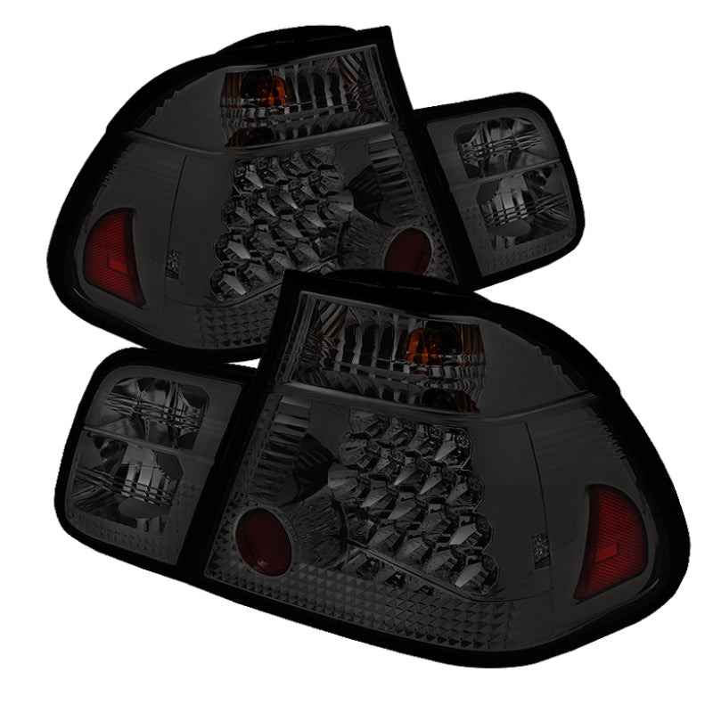 Spyder BMW E46 3-Series 02-05 4Dr Tail Lights Smke ALT-YD-BE4602-4D-LED-SM-SR1 Performance