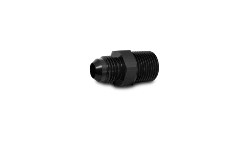 Vibrant -8AN to 1/4in NPT Straight Adapter Fitting - Aluminum