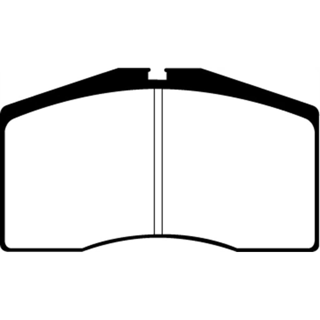 EBC Yellowstuff Front Brake Pads for Porsche 911 (964) and 928 – High-Performance Street and Track Use