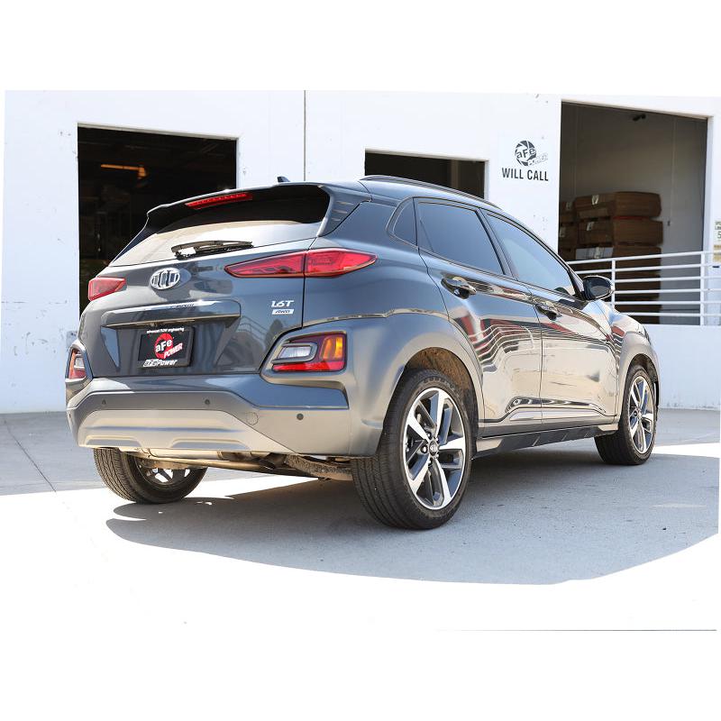 aFe Takeda 2-1/2in 304 SS Axle-Back Exhaust 18-21 Hyundai Kona L4 1.6L (t)-SR1 Performance