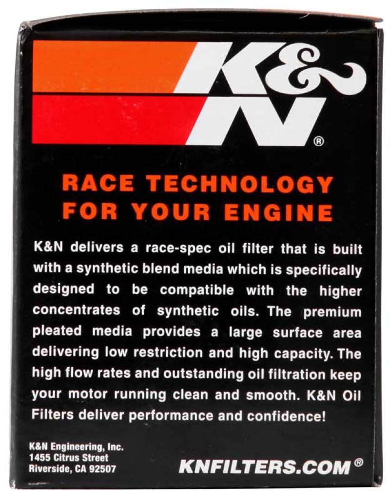 K&N Kawasaki 2.688in OD x 2.781in H Oil Filter-SR1 Performance