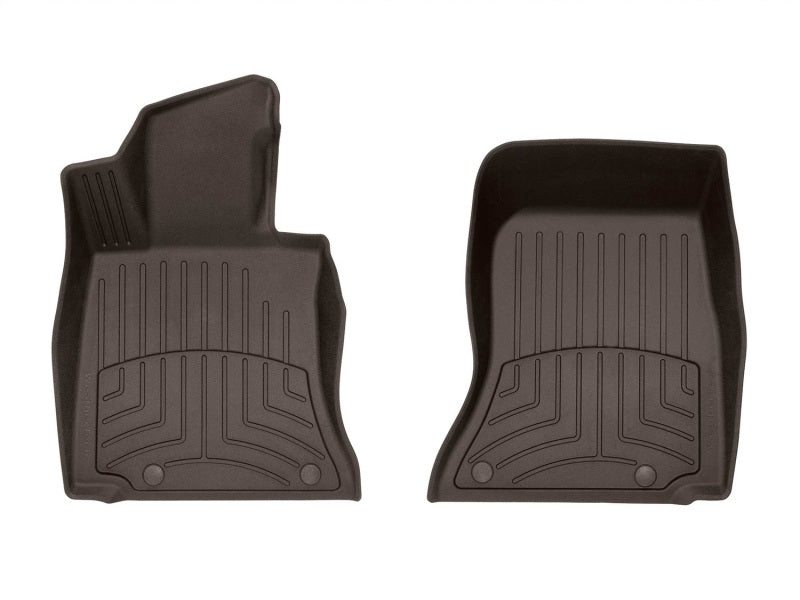 WeatherTech 4717411IM FloorLiner HP for Mercedes-Benz C300, C43 AMG, and CLE Models - Cocoa, Front