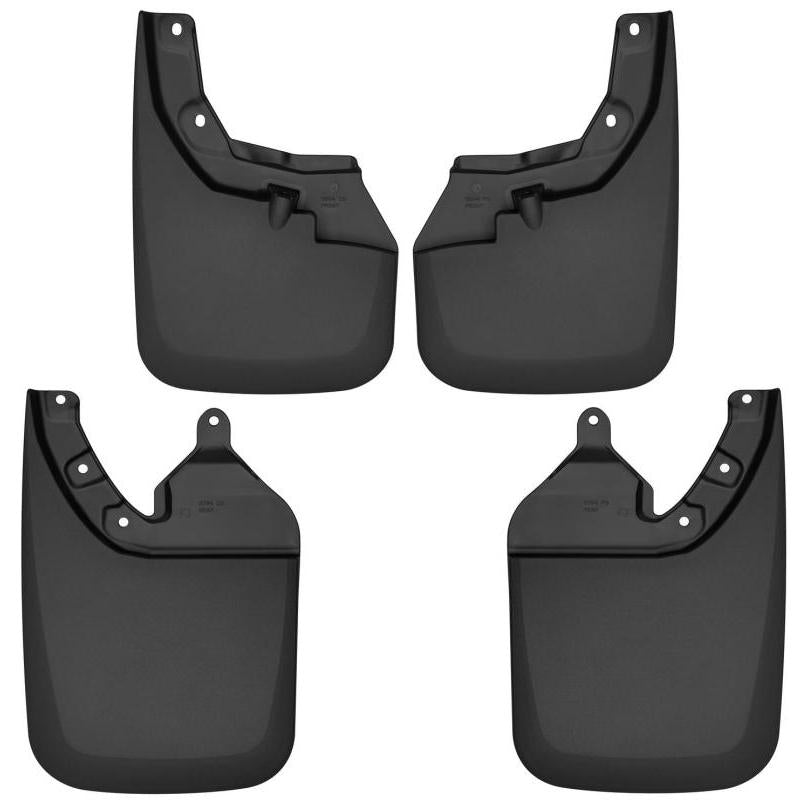 Husky Liners 16-22 Toyota Tacoma w/ OE Fender Flares Front and Rear Mud Guards - Black-SR1 Performance