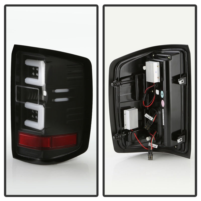 Spyder Chevy 1500 14-16 Light Bar LED Tail Lights All Blk ALT-YD-CS14-LBLED-BKV2-SR1 Performance