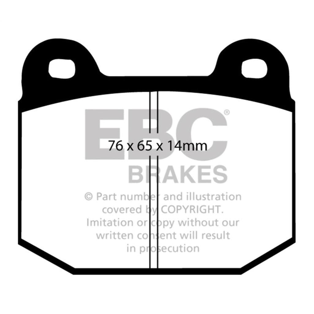 EBC Bluestuff NDX Rear Brake Pads for Mitsubishi Lancer Evolution 2002-2006