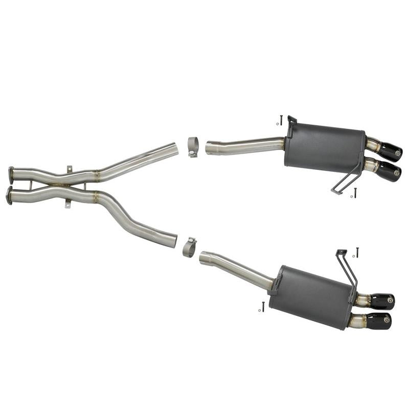 aFe MACH Force-Xp 2-1/2in 304 SS Cat-Back Exhaust w/ Black Tips 05-08 BMW Z4 M Coupe (E86) L6 3.2L-SR1 Performance