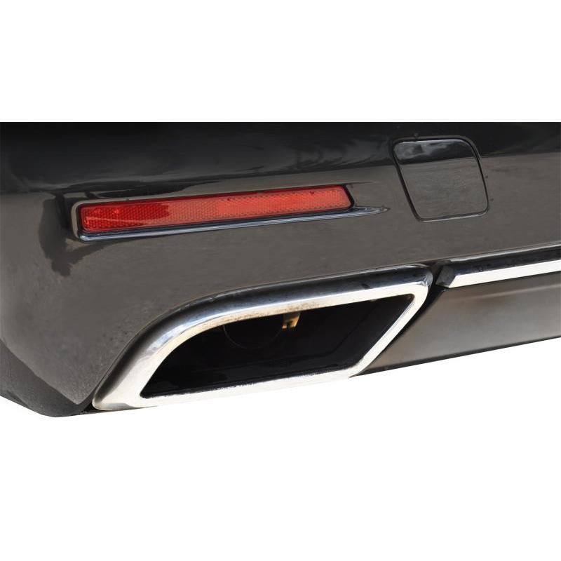 Corsa 2014-16 Axle-Back Exhaust Dual Rear Polished Outlet 2014 Cadillac CTS Vsport 3.6L V6 Automatic