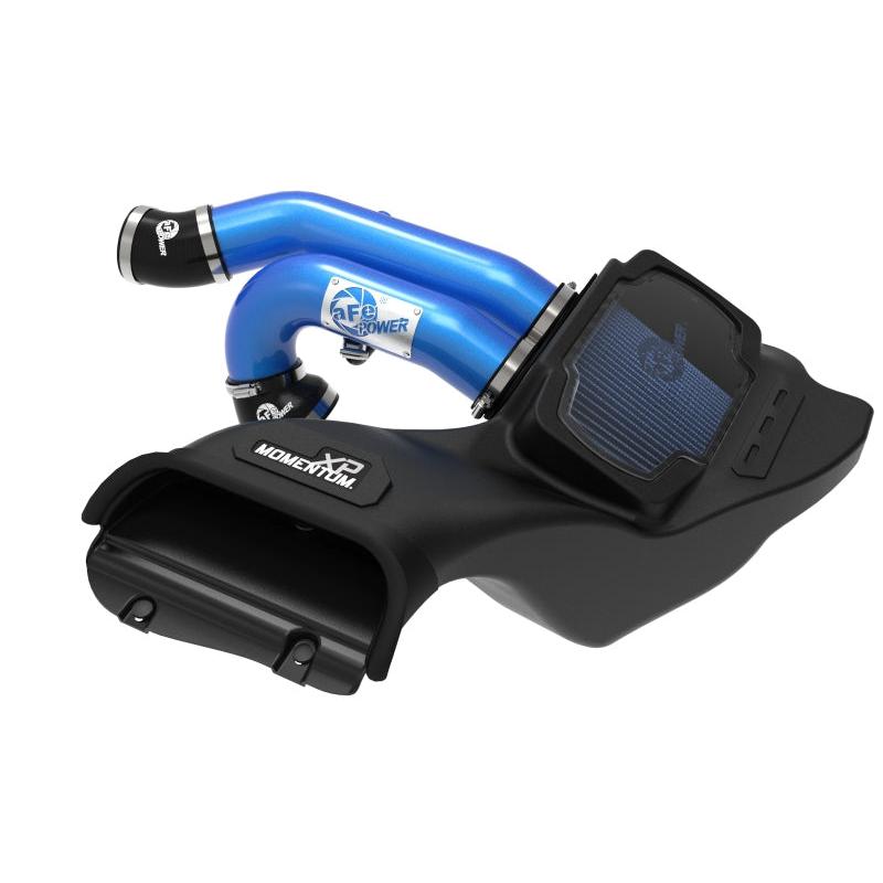 aFe 21-22 Ford F-150 Raptor V6-3.5L(tt) Momentum XP Cold Air Intake System - Blue w/ Pro 5R Filter-SR1 Performance