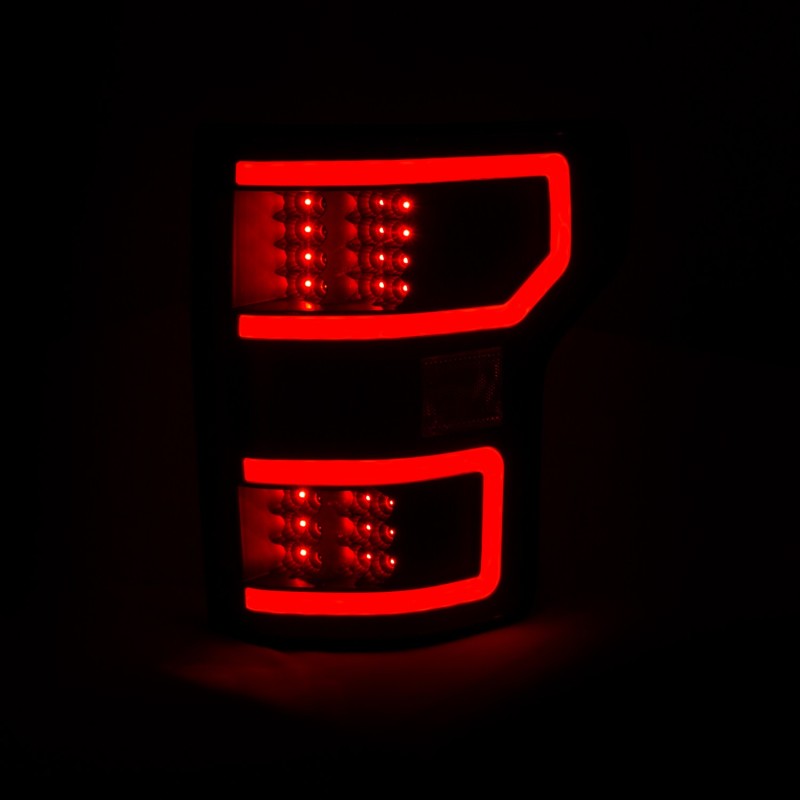 ANZO 18-19 Ford F-150 LED Taillights Black-SR1 Performance