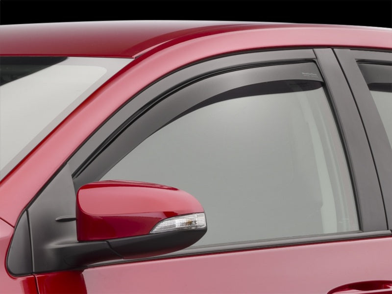 WeatherTech 14-19 Toyota Corolla Front Side Window Deflectors - Dark Smoke (Part #80745IM)