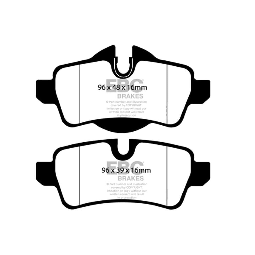 EBC Brakes Bluestuff NDX Full Race Brake Pads for Mini Cooper 2010-2011