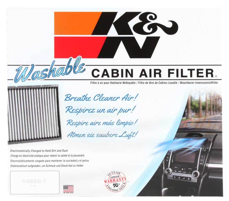 K&N BMW X5/X5 M/X6/X6 M Cabin Air Filter-SR1 Performance