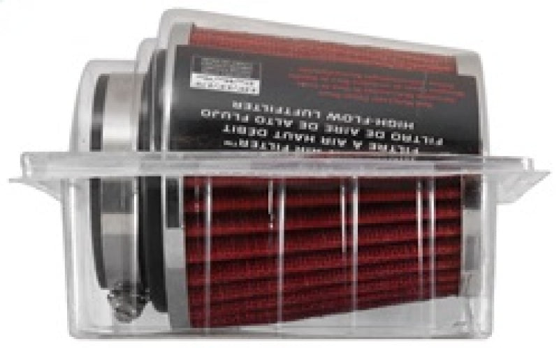 K&N Universal Chrome Filter 2 3/4in FLG / 4 1/2in Bottom / 4 1/2in Height-SR1 Performance