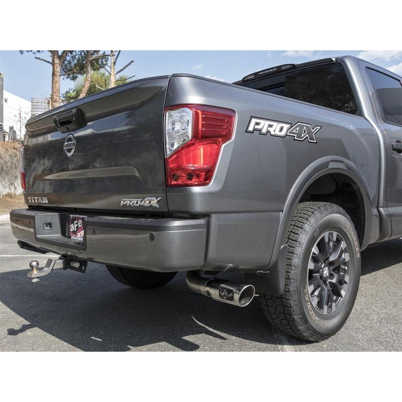 aFe MACH Force-Xp 2-1/2in Cat-Back Exhaust System w/ Polished Tip 16-17 Nissan Titan XD V8 5.6L-SR1 Performance