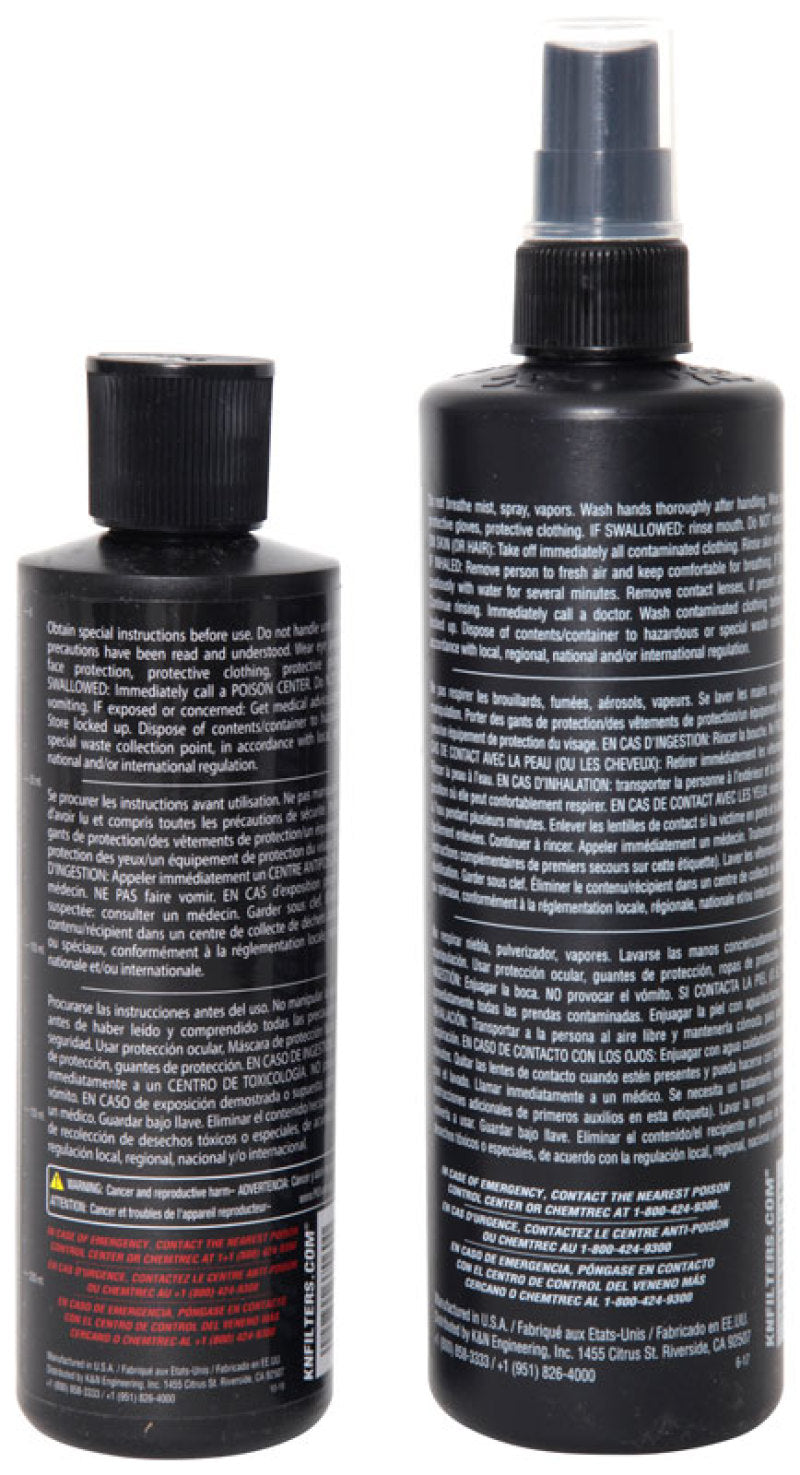 K&N Filter Cleaning Kit - Squeeze Black-SR1 Performance