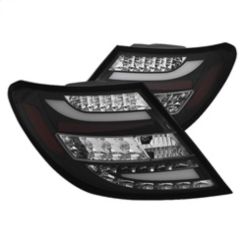 Spyder Mercedes Benz W204 C-Class 08-11 LED Tail Lights Incandescent only - Blk ALT-YD-MBZC08-LED-BK-SR1 Performance
