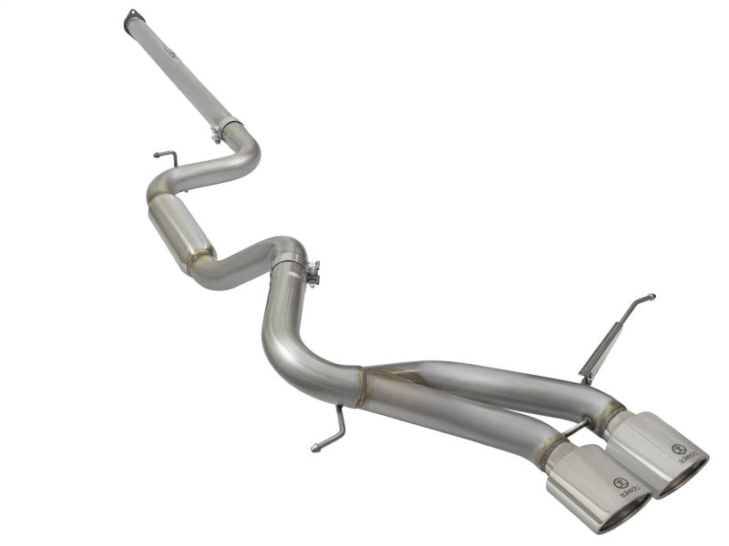 aFe POWER Takeda 3in 304 SS Cat-Back Exhaust w/ Polished Tips 13-17 Ford Focus ST L4-2.0L (t)-SR1 Performance